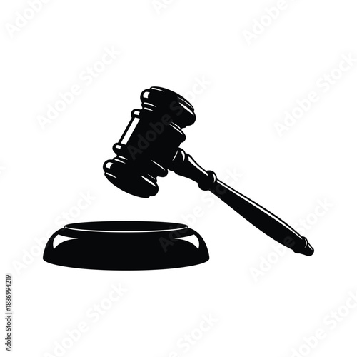 Judge Gavel Vector Illustration