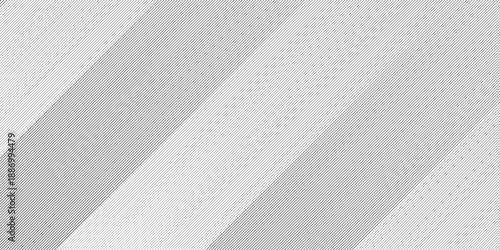Geometric diagonal oblique vector curve gradient black and white graphic stripe line. Repeated fine diagonal lines Thin slash line stripes diagonal vector elegant background