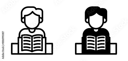 Self Learning Icon Collection line & Mixed Style 