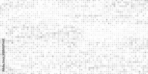 Technological white background. New technologies. Pixel background. Vector illustration