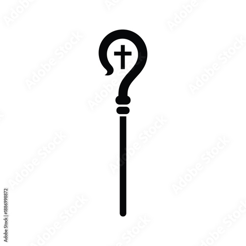 Simple Clergy Staff Logo Design