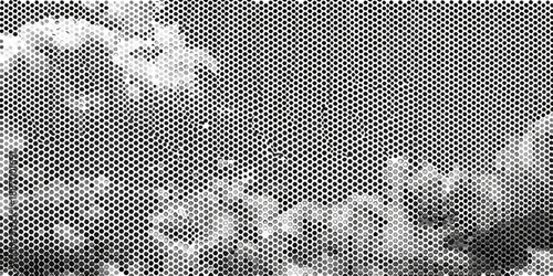 A grainy monochromatic image showing a textured surface and indistinct shapes