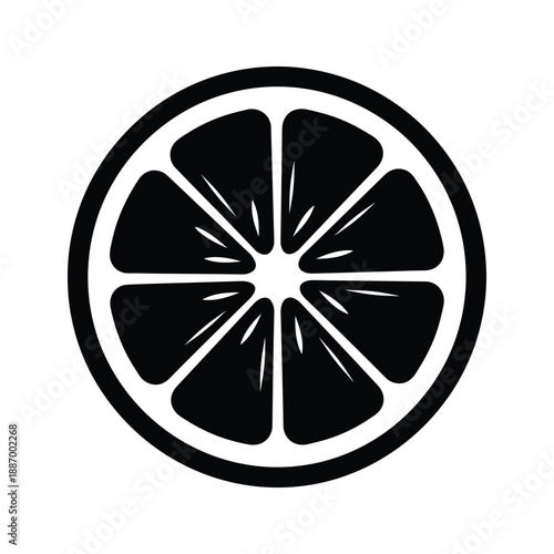 Lemon Slice Vector Icon