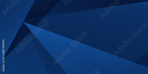 Black dark navy blue silver abstract pattern background. Geometric shape. Line triangle angle fold polygon diamond 3D. Color gradient ombre. Rough grain noise. Light shadow. Matte shimmer. Minimum.