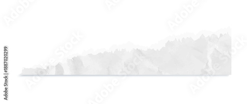 Torn paper corner vector features white abstract rip angle design. Rough texture piece similar sticky note, isolated blank cardboard craft element. Notebook texture vector piece.