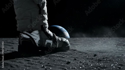 Astronaut, Space Exploration, Moon Landing, Earthrise