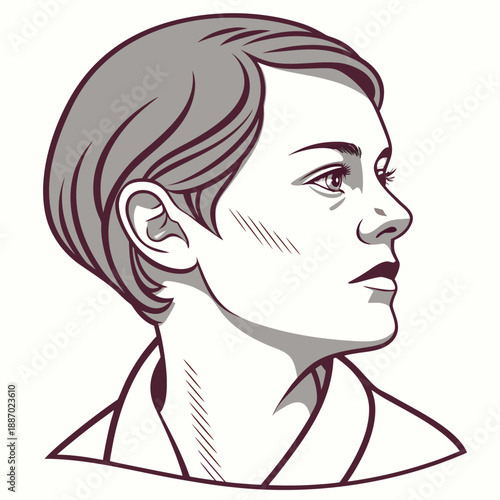 Synthetic Human Portrait with Subtle Facial Glistening, Showcasing Advanced Digital Realism and Futuristic Beauty Concepts