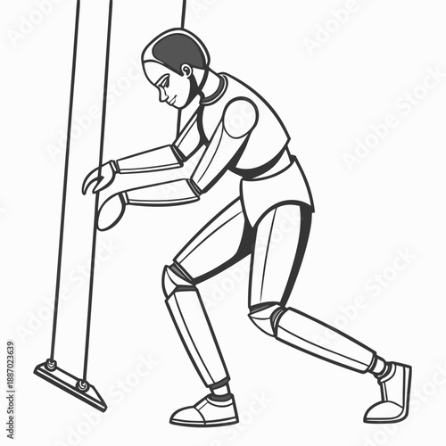 Hyperrealistic Digital Portrait of a Human-like Puppet with Photorealistic Skin and Detailed Features, Blending Reality and Artifice