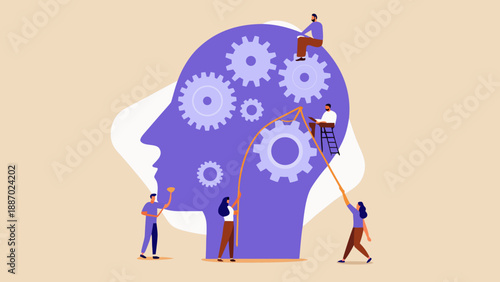 Collaborative teamwork builds a complex thinking process within the human mind