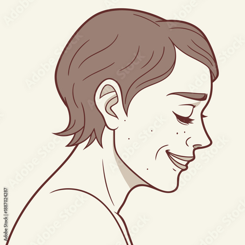 Near-Human Being with Realistic Skin Pores and Microscopic Details, Blurring the Lines of Reality.