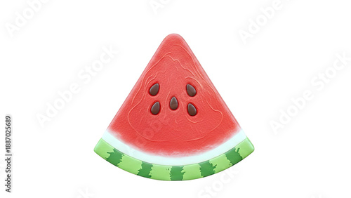 Wallpaper Mural Stylized Watermelon Slice Torontodigital.ca