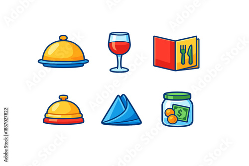 Restaurant Icons Set