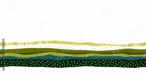 Abstract landscape with layered textures and a minimalist color palette