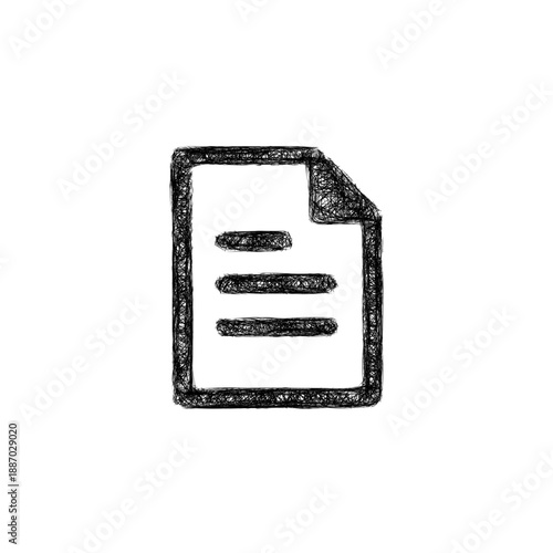 Sketch document icon design