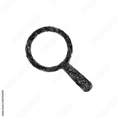 Sketch magnifier icon design