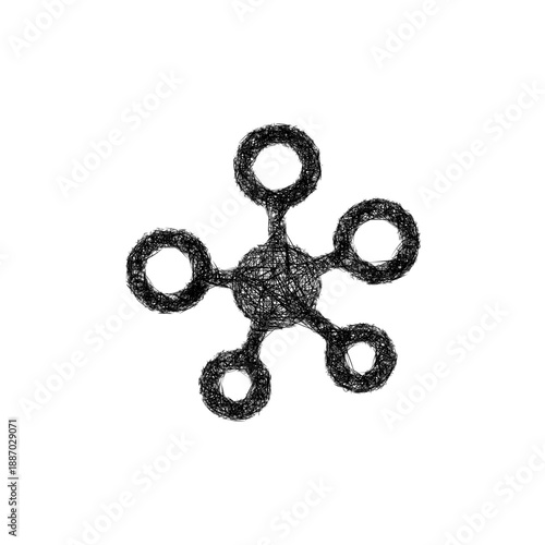 Sketch network icon design