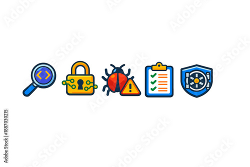 Focus on digital security tools for identifying threats and managing risks during software development and online interactions with safety measures