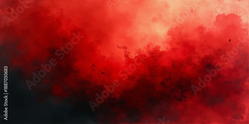Abstract vector Crimson Nebula and dramatic display of swirling red clouds, reminiscent of a celestial nebula, with hints of shadows, evoking a sense of mystery and cosmic wonder.