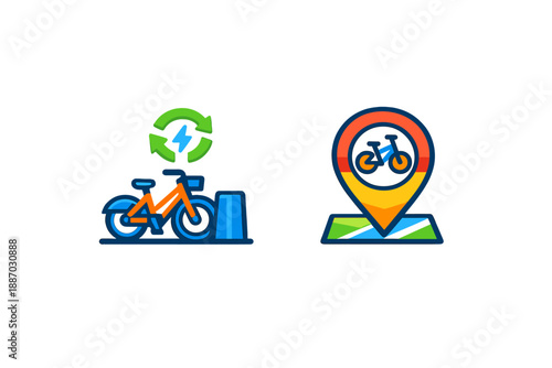 Bike sharing program offers convenient transportation options in urban areas for city residents and visitors throughout the day