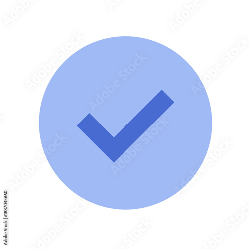 Vector Circle Check Mark Icon UI For Web_Dual Tone Icon