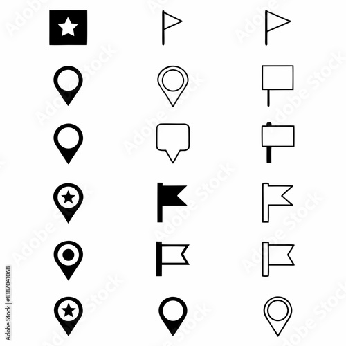 set of vector icons