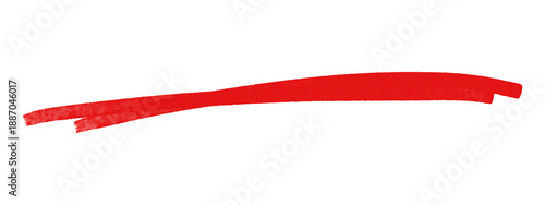 Billede på lærred red underline