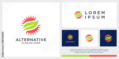 Alternative bio energy logo design.