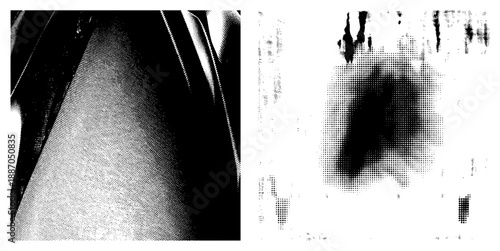 Halftone Dot Texture with Gradient Shading