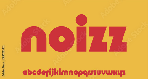 unique font vintage retro bold typeset rough version