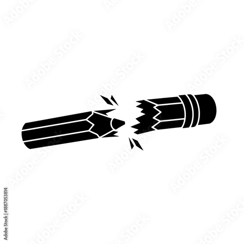 Broken pencil