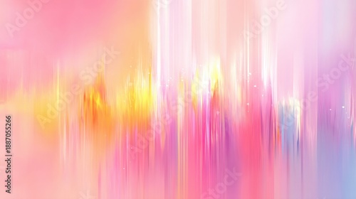Abstract Colorful Light Waves Background for Artistic Designs
