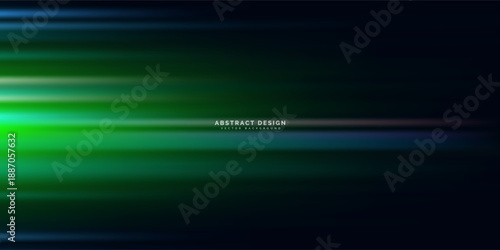 Black modern wide abstract technology background with glowing high-speed and movement light effect. Vector illustration futuristic design.vector ep10