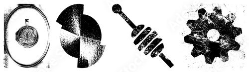 Vintage Pocket Watch with Ornate Dial and Chain