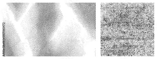 Abstract Halftone Dot Creating Visual Depth and Texture