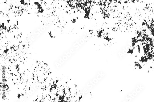 Vintage Grunge Frame Texture with Soft Distress Speckles.Weathered rustic border effect for aged paper backgrounds and retro design projects.