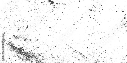 Abstract Grunge Distress Overlay with Dust Grain Noise and Dirty Wall Texture.Retro white surface featuring distorted grain, worn effects, and vintage grunge style.