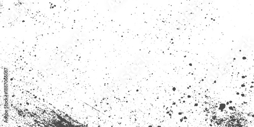 Subtle Halftone Grunge Urban Texture Vector with Black and White Concrete Wall Background.Minimal distressed city grunge overlay for modern graphic design use.