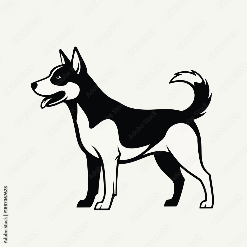 Obraz premium Dog vector illustration