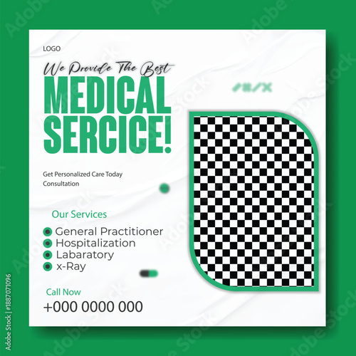 Professional Medical Solutions Tailored to Your Life,
Modern Healthcare Social Media Template for Clinics,
Advanced Diagnostics & Compassionate Healthcare,
Expert Medical Care You Can Trust, Every Day