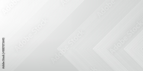 Abstract background with glowing gray and white arrow lines design. Modern geometric line pattern for covers, posters, banners, brochures, presentations, and websites. EPS.10