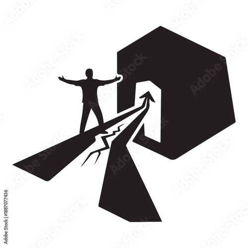 Success After Failure Concept – Recovery Strength and Personal Growth Stages