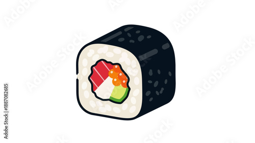 Fresh Sushi Roll Icon