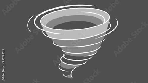Tornado Swirl Abstract Graphic
