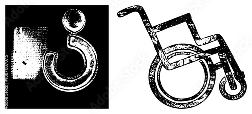 Accessible Symbol Featuring Wheelchair and Disability Sign