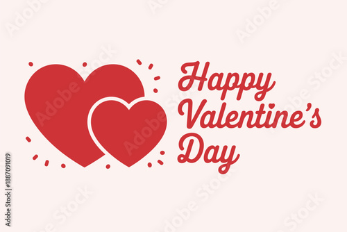 Happy valentine's day Vector, illustration