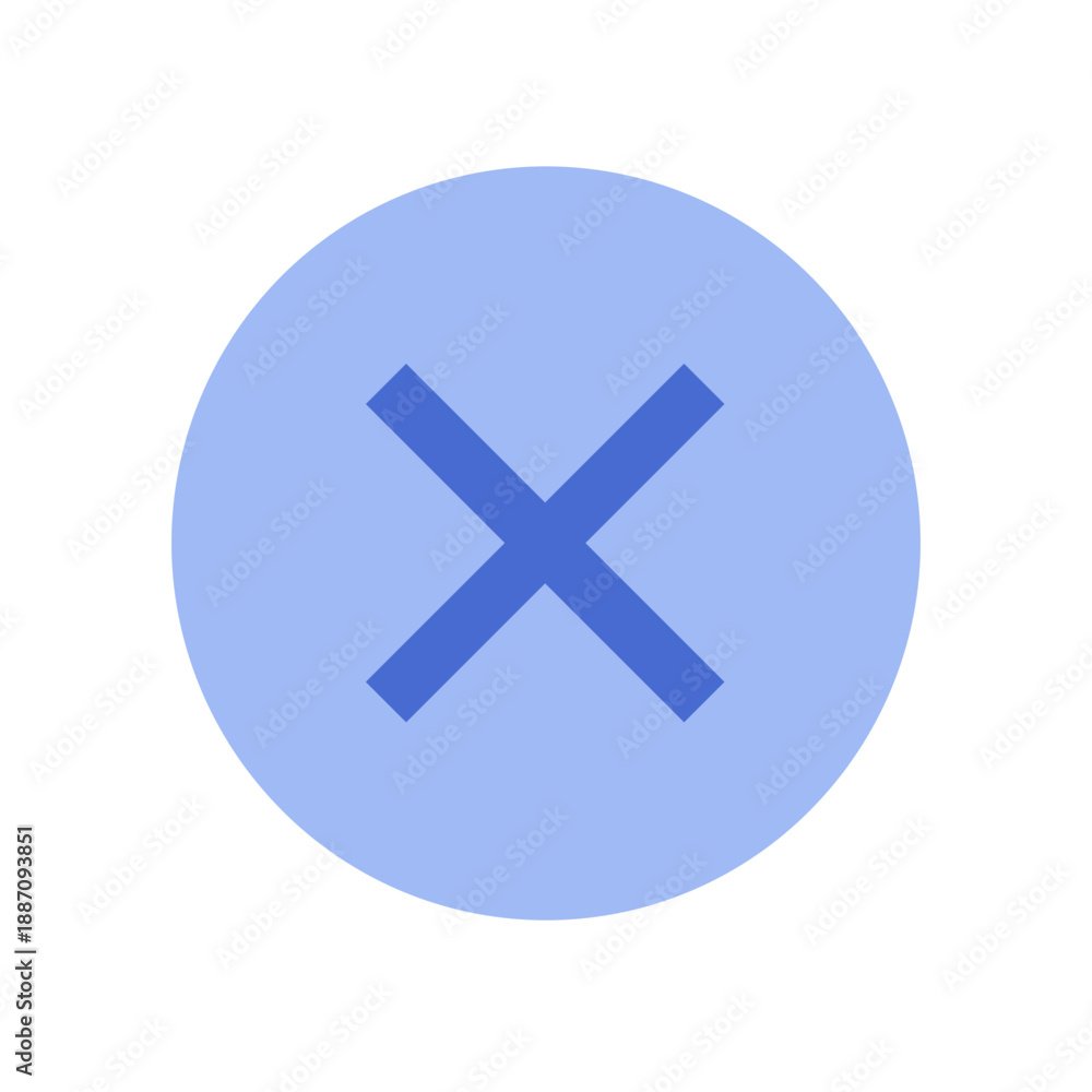 Obraz premium Vector Of Close App Icon For Web_Dual Tone Icon
