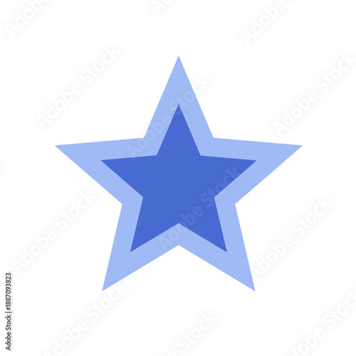 Vector Of Star Favorite Icon For UI_Dual Tone Icon