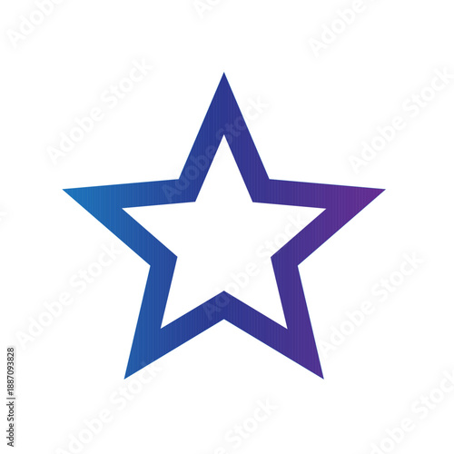Vector Of Star Favorite Icon For UI_Gradient Icon