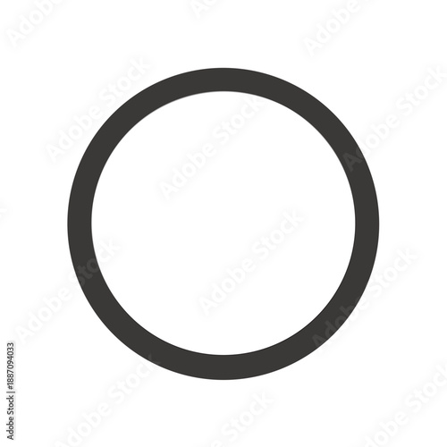 Vector Of Radio Button Unchecked Icon For UI_Line Icon