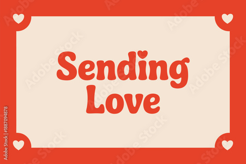 Expressing affection Vector, illustration